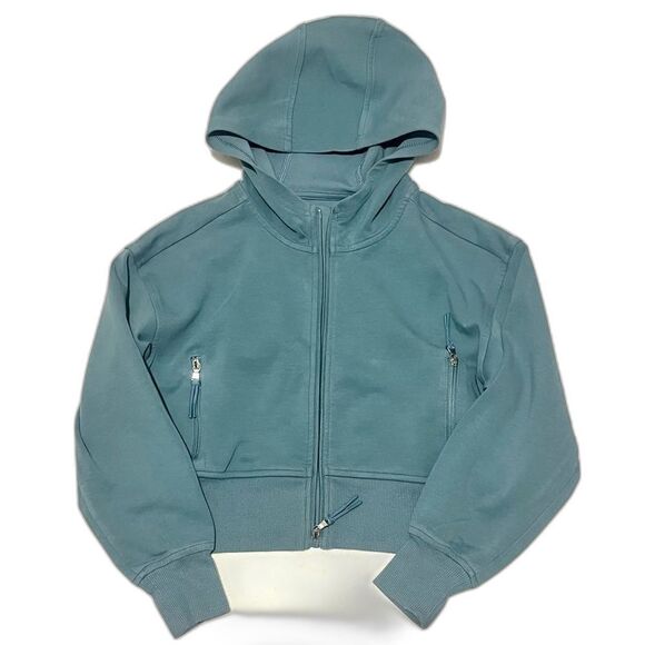 Unbranded Other - Old Navy Active Dynamic Fleece Zip-Up Sweatshirt Girls Kids Teal Hoodie Size 8